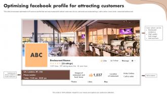 Optimizing Facebook Profile For Attracting Customers Digital Marketing Activities To Promote Cafe