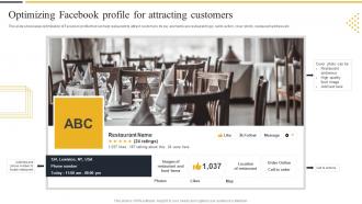Optimizing Facebook Profile For Attracting Customers Strategic Marketing Guide