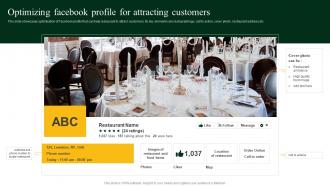Optimizing Facebook Profile For Attracting Customers Strategies To Increase Footfall And Online