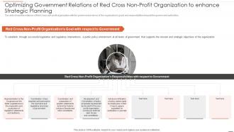 Optimizing government relations of red cross non profit organization non business entity strategic