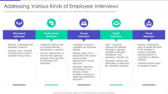 Optimizing Hiring Process Addressing Various Kinds Of Employee Interviews