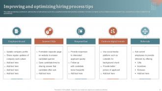 Optimizing Hiring Process Powerpoint Ppt Template Bundles