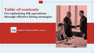 Optimizing HR Operations Through Effective Hiring Strategies Powerpoint Presentation Slides Idea Designed