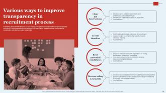 Optimizing HR Operations Through Effective Hiring Strategies Powerpoint Presentation Slides Best Designed