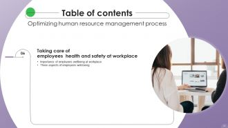 Optimizing Human Resource Management Process Powerpoint Presentation Slides
