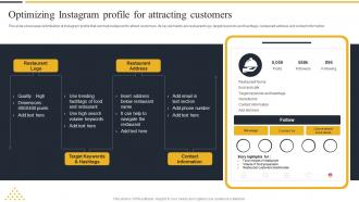 Optimizing Instagram Profile For Attracting Customers Strategic Marketing Guide
