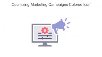 Optimizing Marketing Campaigns Colored Icon In Powerpoint Pptx Png And Editable Eps Format
