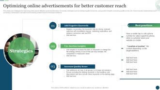 Optimizing Online Advertisements For Better Customer Customer Touchpoint Plan To Enhance Buyer Journey