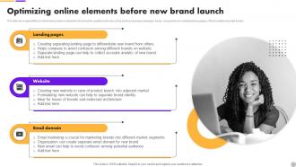 Optimizing Online Elements Launch Brand Extension Strategy To Diversify Business Revenue MKT SS V