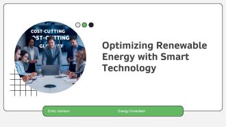 Optimizing Renewable Energy With Smart Technology PPT Outline AT
