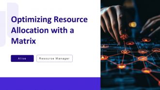 Optimizing Resource Allocation With A Matrix PPT Mockup AT