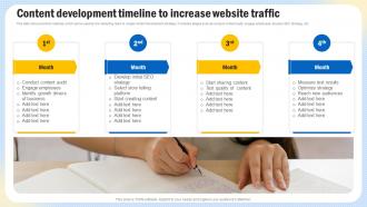 Optimizing Search Engine Content Development Timeline To Increase Website Traffic Strategy SS V