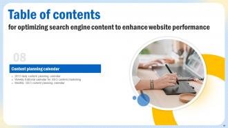 Optimizing Search Engine Content To Enhance Website Performance Strategy CD V Image Visual