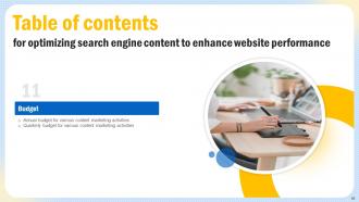 Optimizing Search Engine Content To Enhance Website Performance Strategy CD V Researched Visual