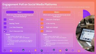 Optimizing Social Media Community Engagement Engagement Poll On Social Media Platforms