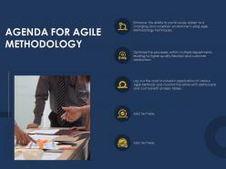Optimizing tasks and enhancing team agenda for agile methodology ppts shows