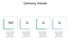 Optimizing website ppt powerpoint presentation styles objects cpb