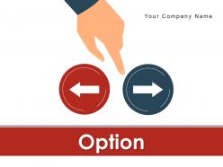 Option Arrow Circle Boxes Business Manager Alternative