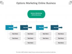 Options marketing online business ppt powerpoint presentation show vector cpb