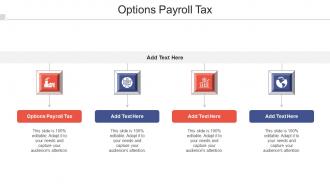 Options Payroll Tax Ppt Powerpoint Presentation Portfolio Introduction Cpb