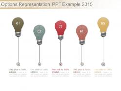 Options representation ppt example 2015