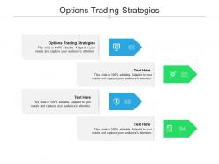 Options trading strategies ppt powerpoint presentation icon outline cpb