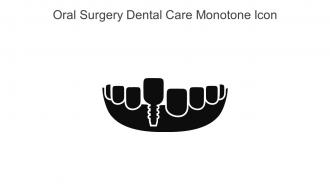Oral Surgery Dental Care Monotone Icon In Powerpoint Pptx Png And Editable Eps Format