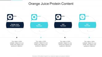 Orange Juice Protein Content In Powerpoint And Google Slides Cpb