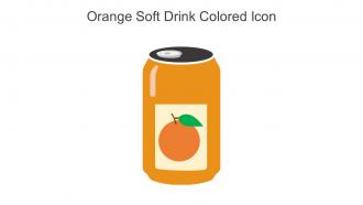 Orange Soft Drink Colored Icon In Powerpoint Pptx Png And Editable Eps Format