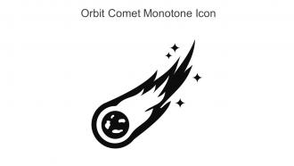 Orbit Comet Monotone Icon In Powerpoint Pptx Png And Editable Eps Format