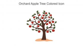 Orchard Apple Tree Colored Icon In Powerpoint Pptx Png And Editable Eps Format