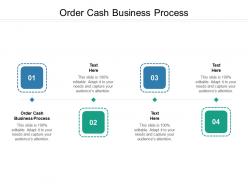 Order cash business process ppt powerpoint presentation infographics layouts cpb