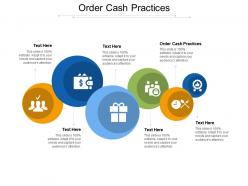 Order cash practices ppt powerpoint presentation inspiration graphics cpb