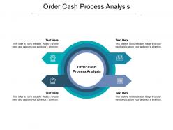 Order cash process analysis ppt powerpoint presentation model graphics tutorials cpb