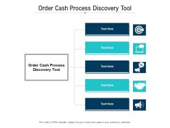 Order cash process discovery tool ppt powerpoint presentation icon graphics template cpb