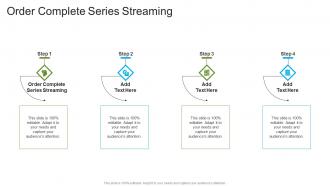 Order Complete Series Streaming In Powerpoint And Google Slides Cpb