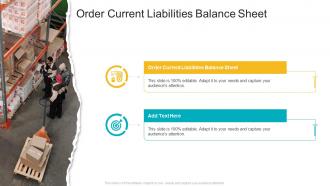 Order Current Liabilities Balance Sheet In Powerpoint And Google Slides Cpb