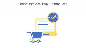 Order Data Accuracy Colored Icon In Powerpoint Pptx Png And Editable Eps Format