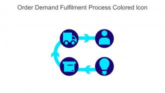 Order Demand Fulfilment Process Colored Icon In Powerpoint Pptx Png And Editable Eps Format