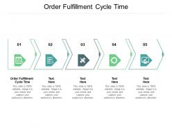 Order fulfillment cycle time ppt powerpoint presentation infographic template slides cpb
