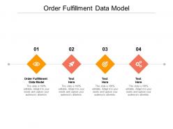 Order fulfillment data model ppt powerpoint presentation visual aids deck cpb