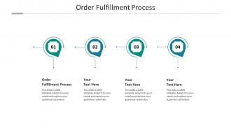 Order fulfillment process ppt powerpoint presentation summary clipart cpb