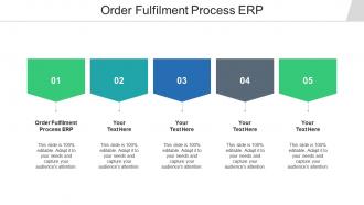 Order fulfilment process erp ppt powerpoint presentation layouts outline cpb