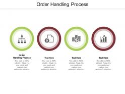 Order handling process ppt powerpoint presentation outline template cpb