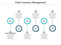 Order inventory management ppt powerpoint presentation gallery icons cpb