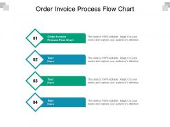 Order invoice process flow chart ppt powerpoint presentation file sample cpb