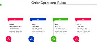 Order Operations Rules Ppt Powerpoint Presentation Ideas Picture Cpb