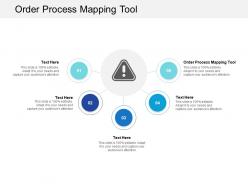 Order process mapping tool ppt powerpoint presentation ideas shapes cpb