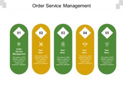 Order service management ppt powerpoint presentation ideas graphic tips cpb