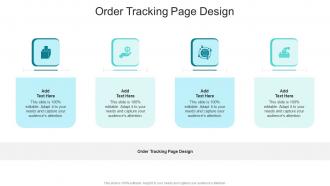 Order Tracking Page Design In Powerpoint And Google Slides Cpb